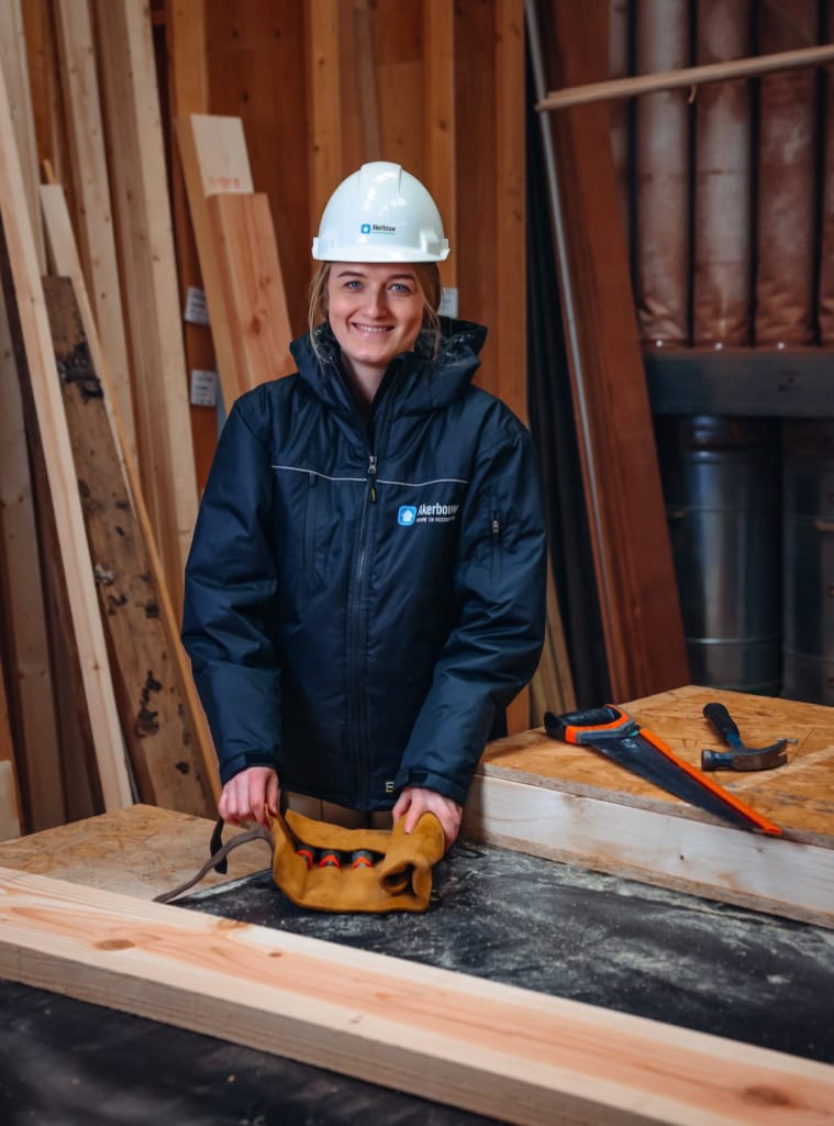 Timmervrouw bouw en restauratie Akerbouw